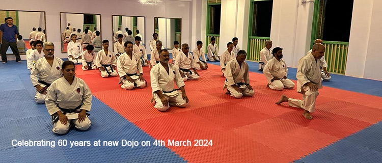 Celebrating 60 years at new Dojo on 4th March