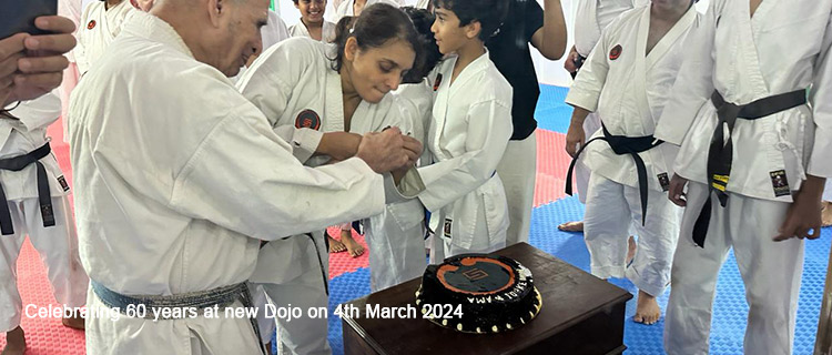 Celebrating 60 years at new Dojo on 4th March